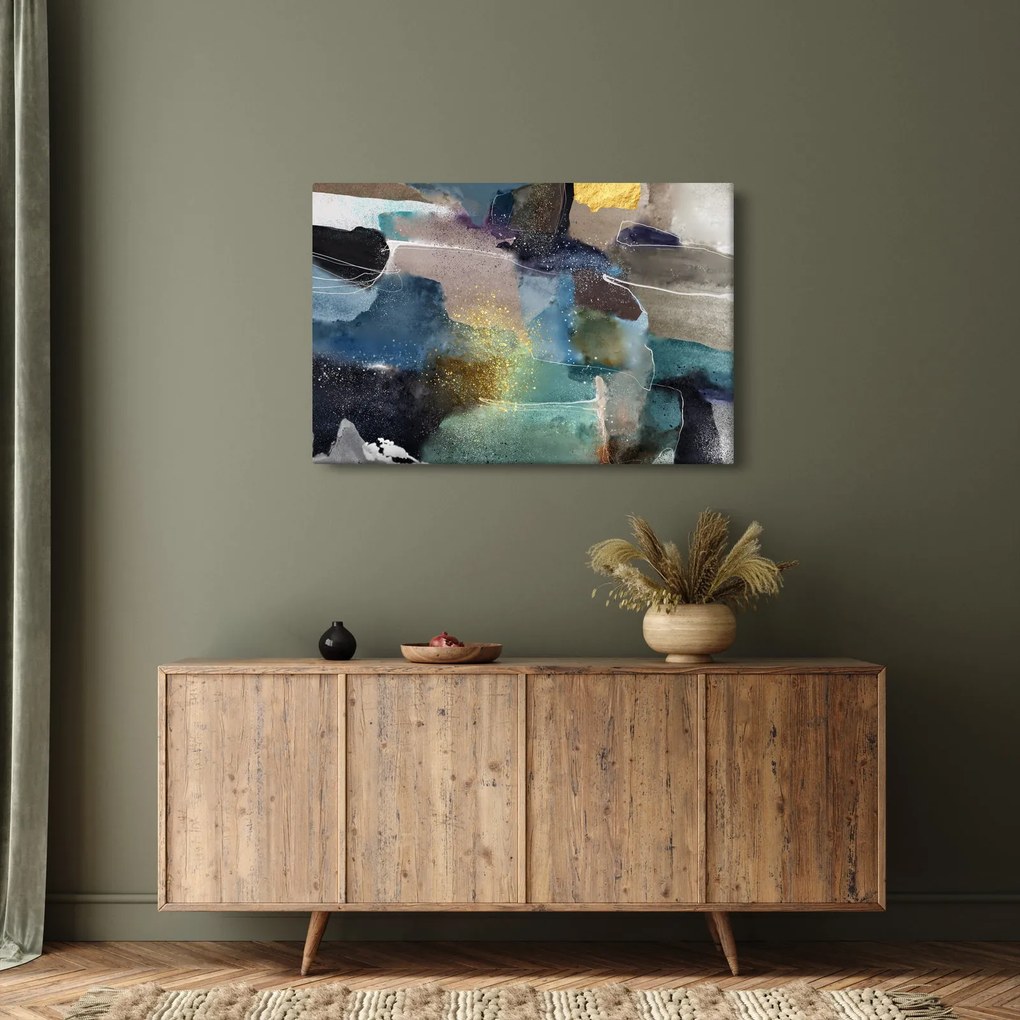 Kép - Akvarell absztrakció (90x60 cm)