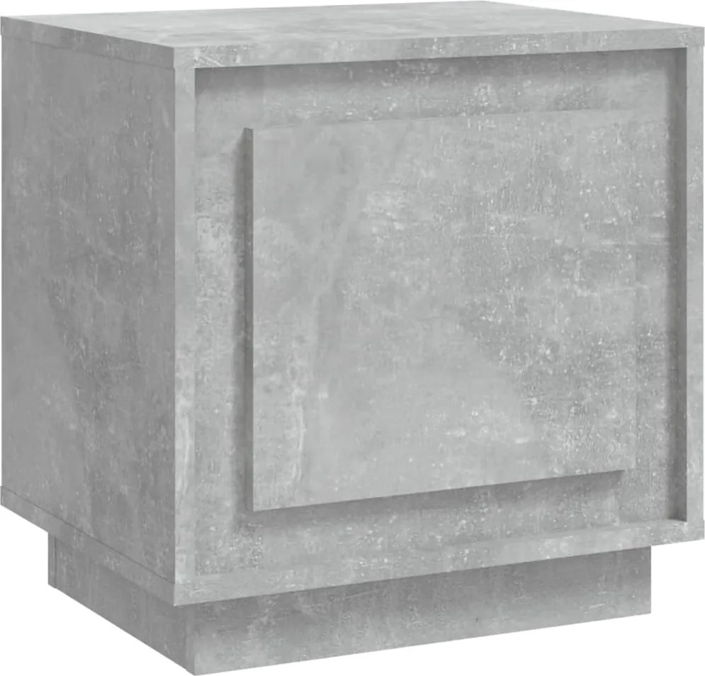vidaXL betonszürke szerelt fa éjjeliszekrény 44 x 35 x 45 cm