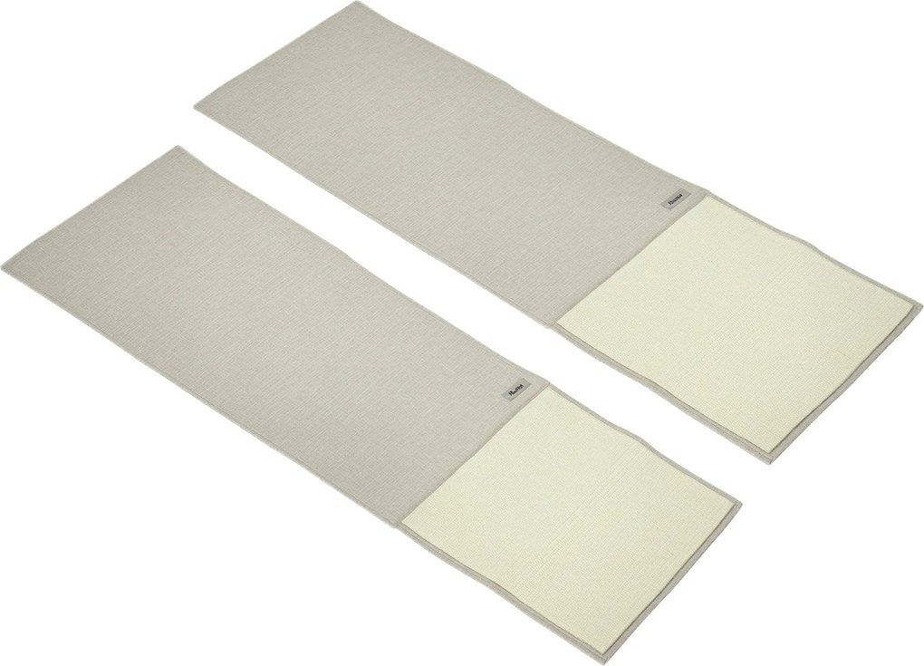 PawHut 2 részes Kaparó szőnyeg - Kárpitozott bútor védőszőnyeg macskák számára - Bézs+Szürke 130 x 45 x 0,3 cm | Aosom