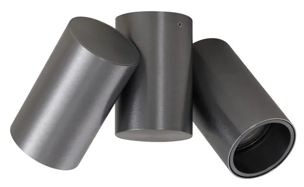 Design beépíthető spotlámpa, antracit GU10 50 mm, 2 db dönthető - Michael