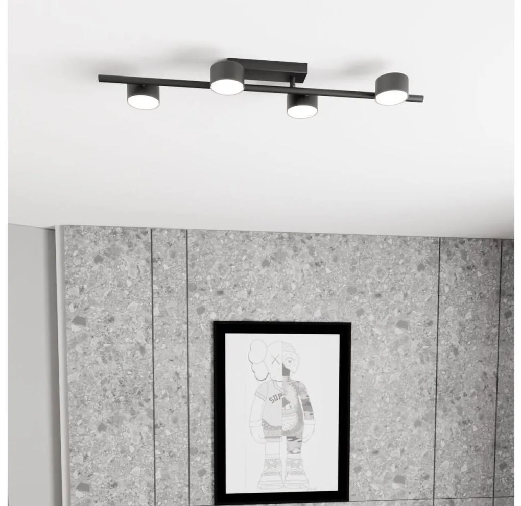 Mennyezeti lámpa BET 4xGX53/12W/230V fekete