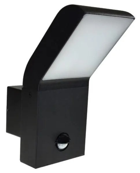LED kültéri fali lámpa szenzorral LESK LED/9W/230V 4000K