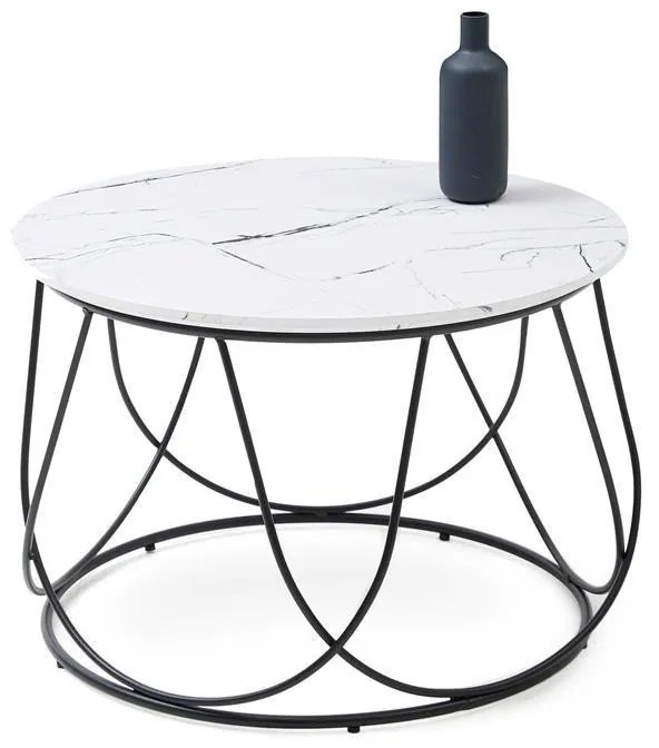 Nubira dohányzóasztal fehér 60cm