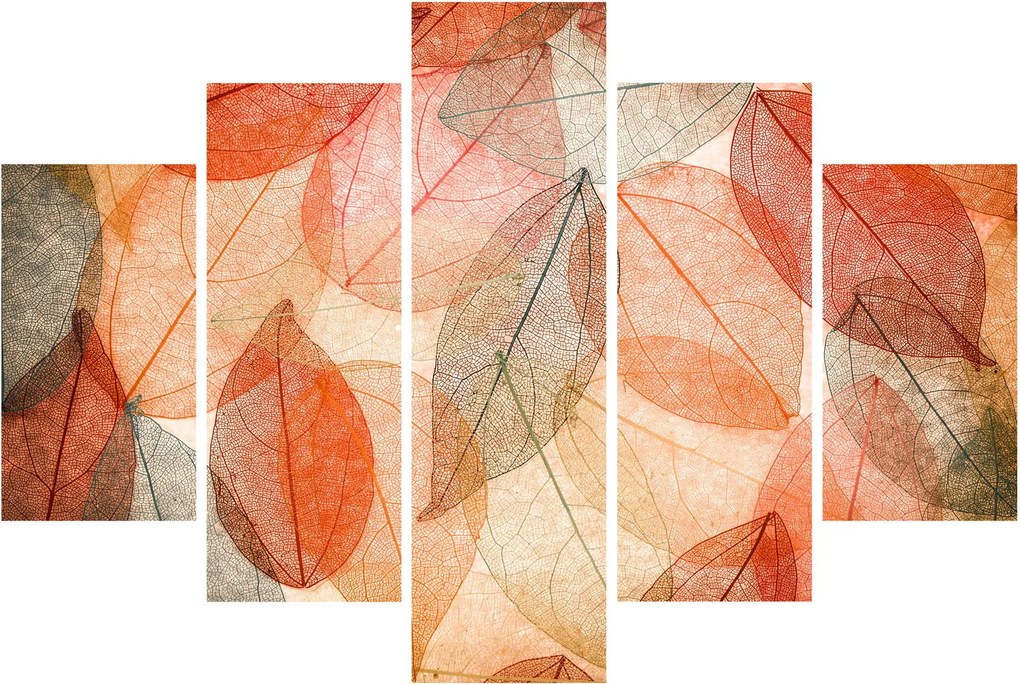 Festett őszi levelek képe (150x105 cm)
