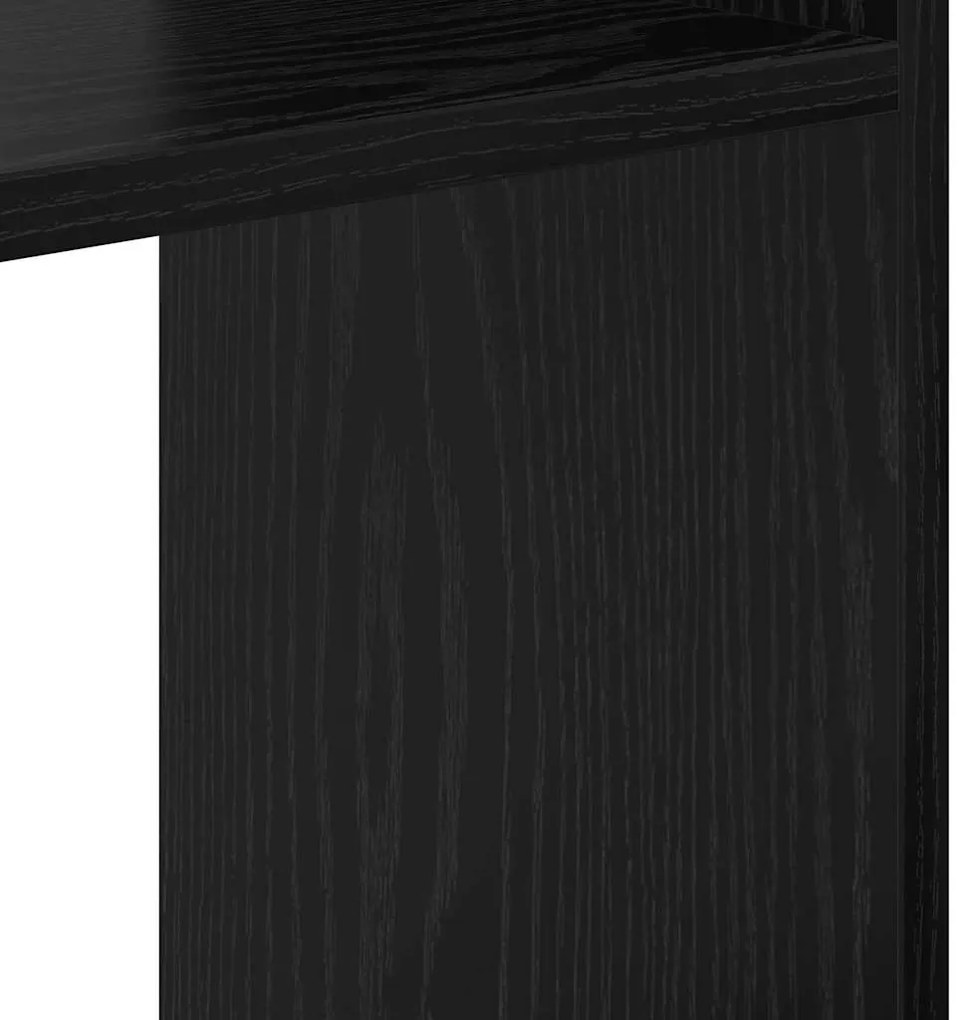Könyvespolc Musta tammi 92 x 29 x 188 cm Faanyag