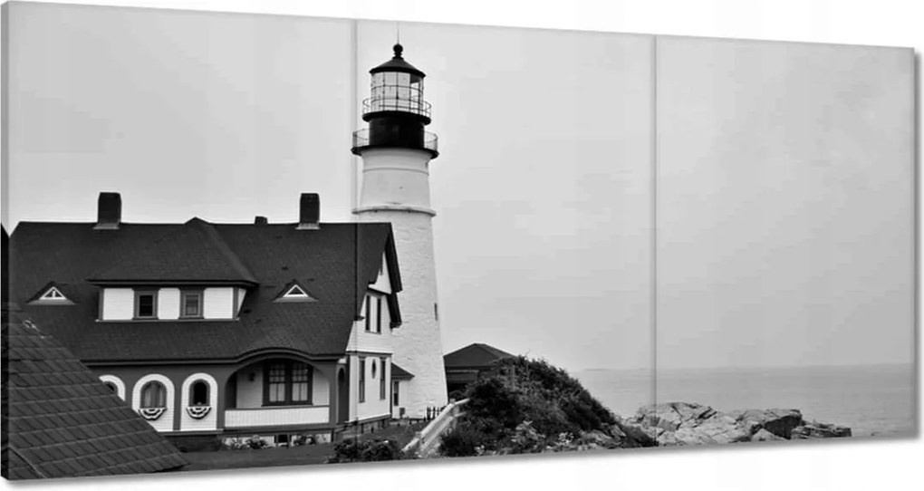 Festmények 180x90 Cape Elizabeth világítótorony