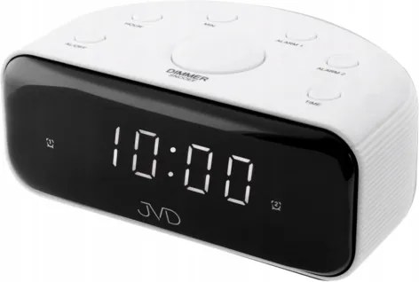 Hálózati Ébresztőóra Led Jvd SB900.3 2 Riasztások Fehér