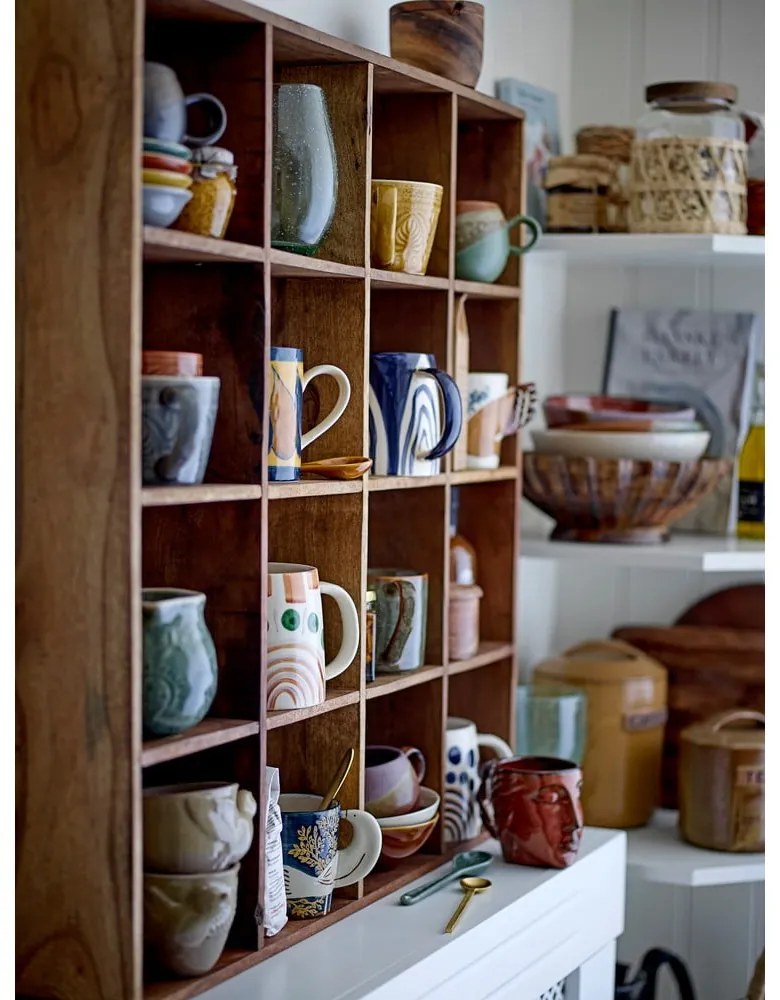 Zöld-narancssárga kerámia bögre 280 ml Paula – Bloomingville