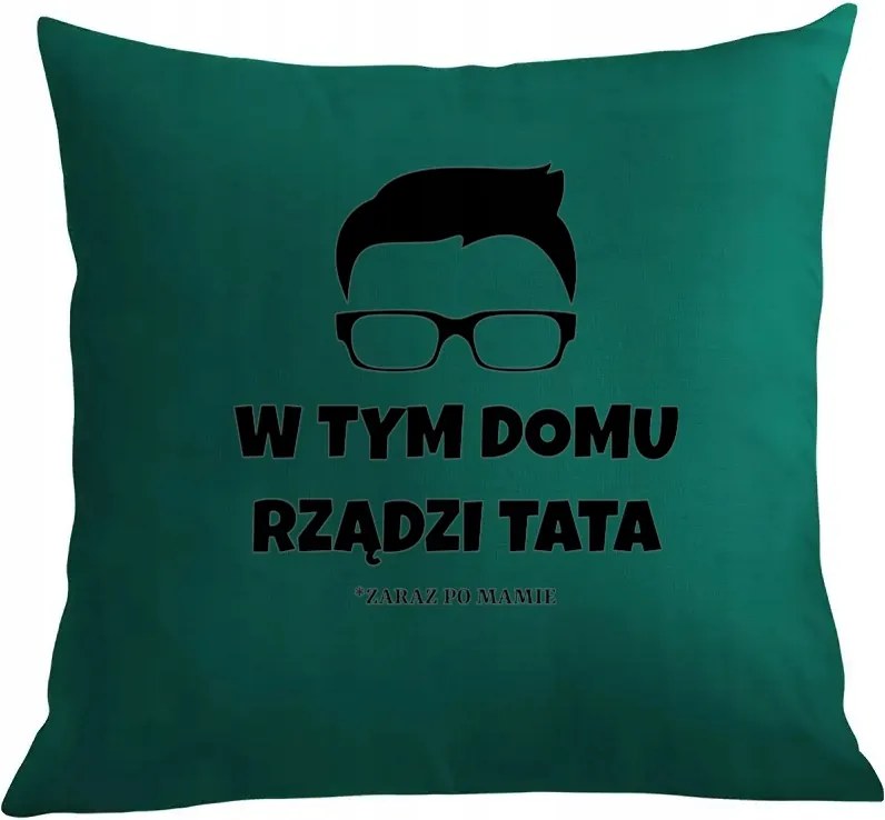 Párna párnahuzat Ebben a házban Apa uralkodik