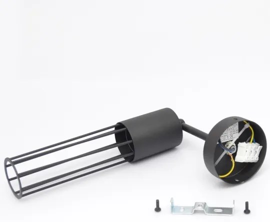 Fali lámpa MELODY 1xE27/15W/230V fekete