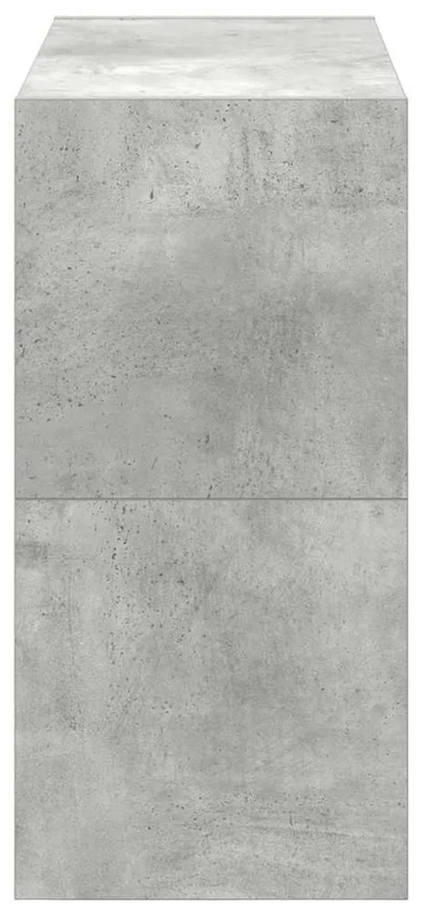 2 db betonszürke cipőtartó állvány halmozható 60 x 30 x 30,5 cm