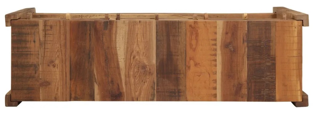 Konzolasztal 107x33x76 cm Tömör fa újrahasznosított