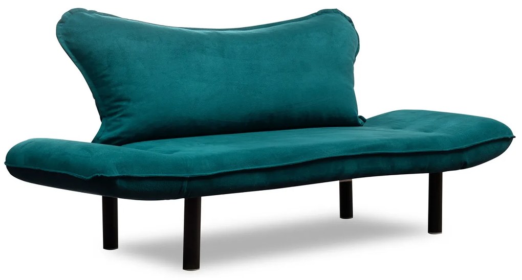 Design összecsukható kanapé Wenda 140 cm petróleum