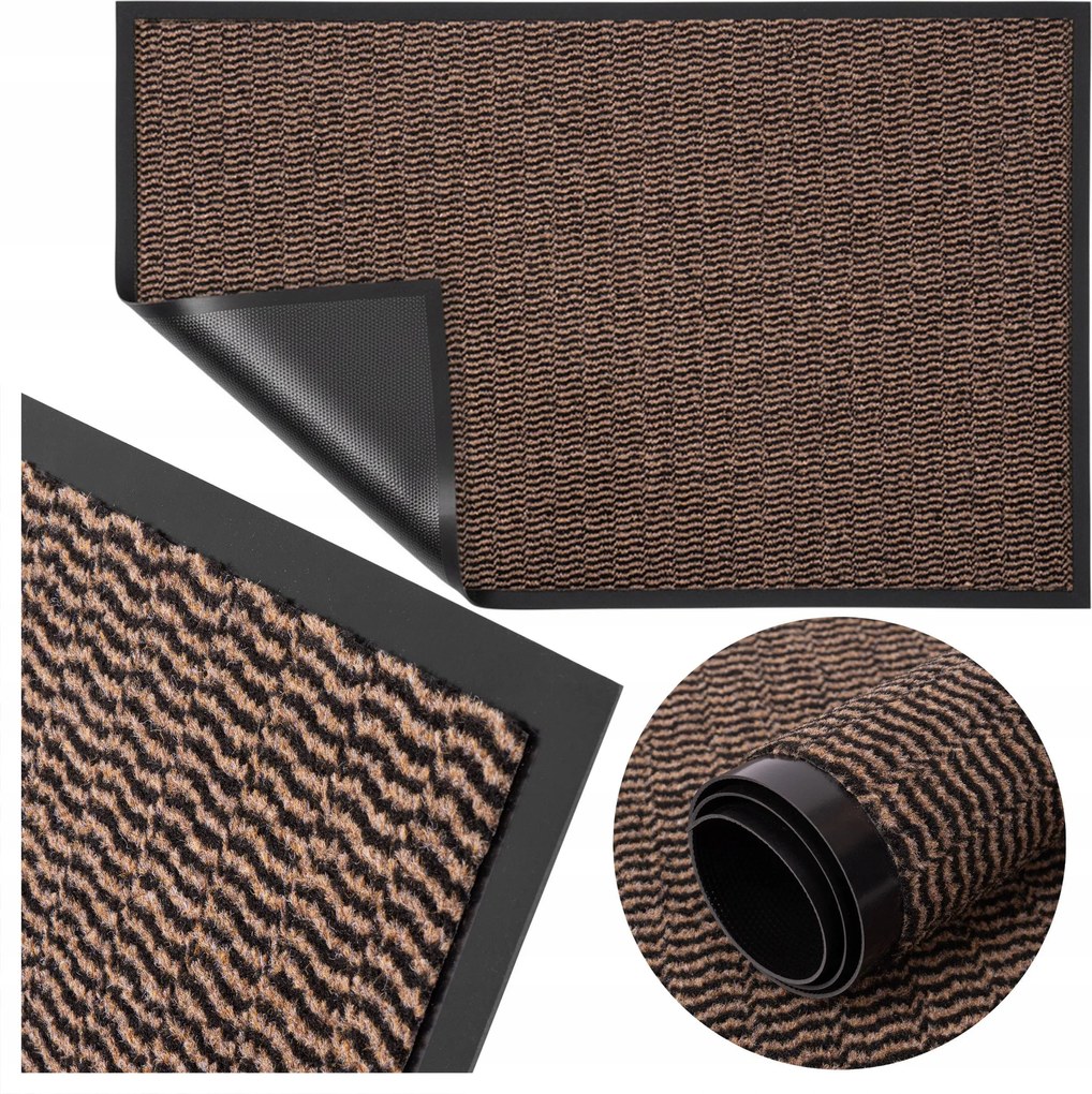 Lábtörlő Cipőbe Ajtó Alatt 40X60 Cm Neila Barna