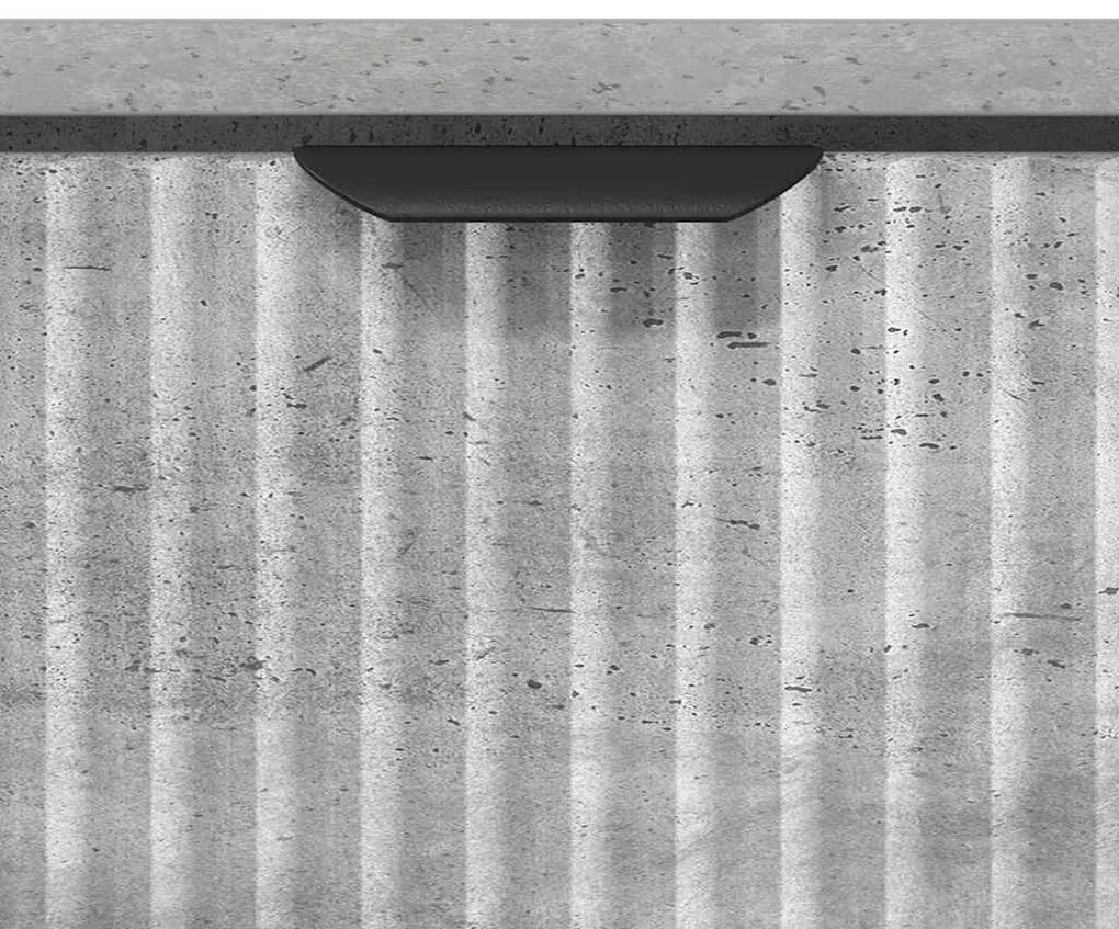 Dohányzóasztal Beton szürke 90 x 49 x 46 cm Faanyag