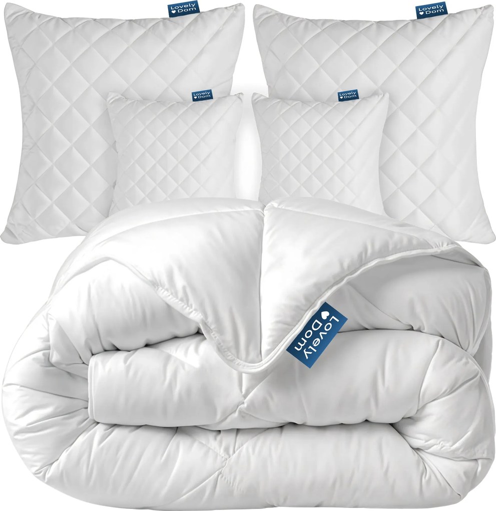 Paplan Párna Szett 160x200 2x 70x80 2x 40x40 Egész Éves Antiallergén