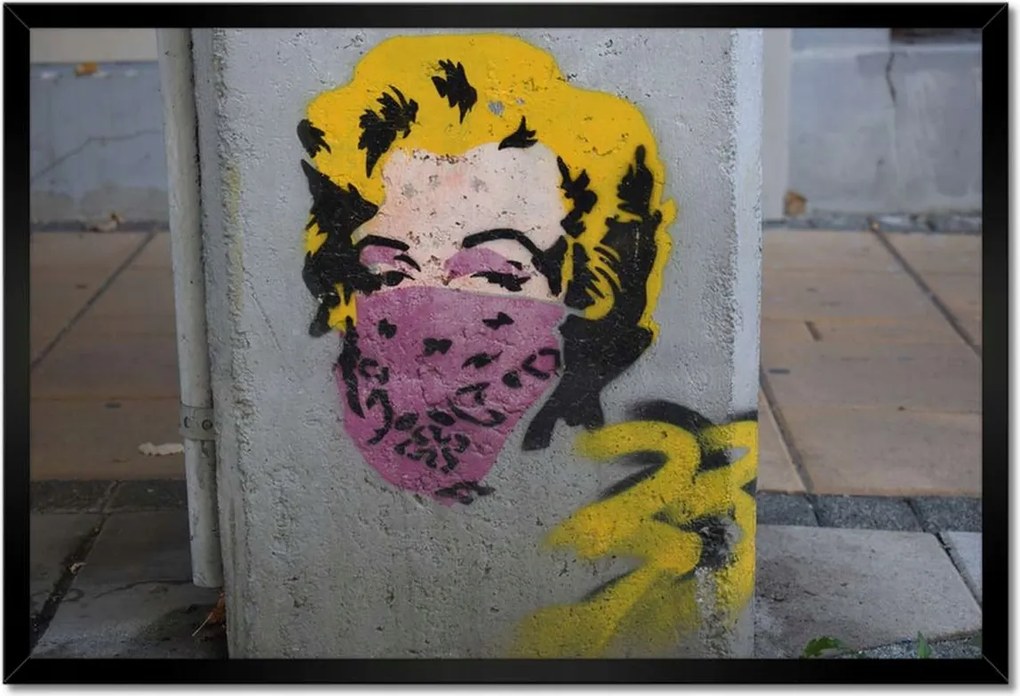 Poszterek keretben 60x40 Graffiti Utcaművészet