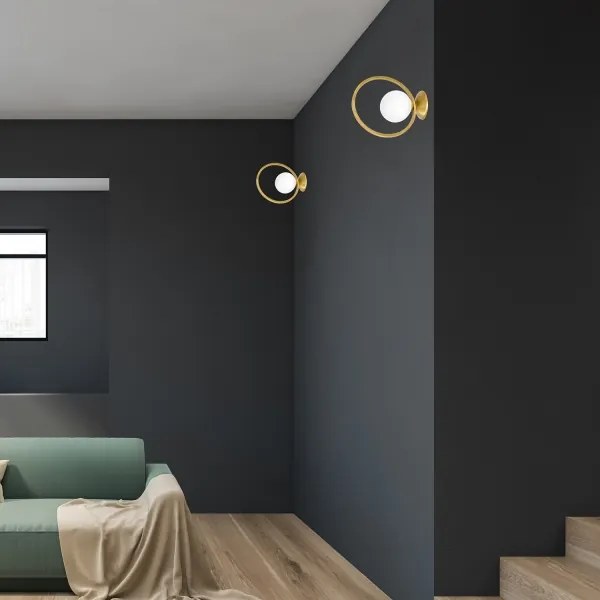 Fali lámpa VIENNA 1xE14/40W/230V arany