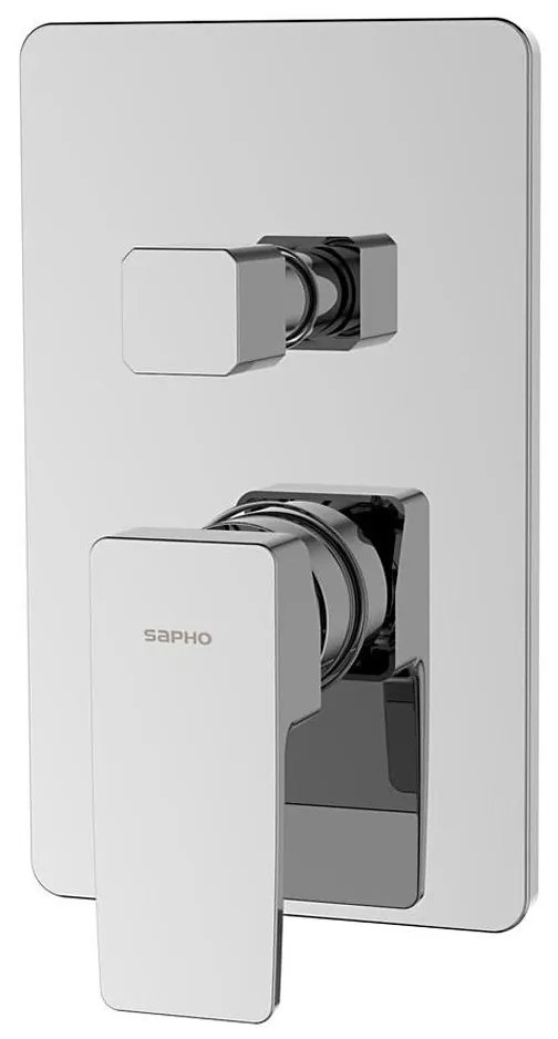 Sapho - TURSI falba süllyesztett zuhanycsaptelep, fényes króm