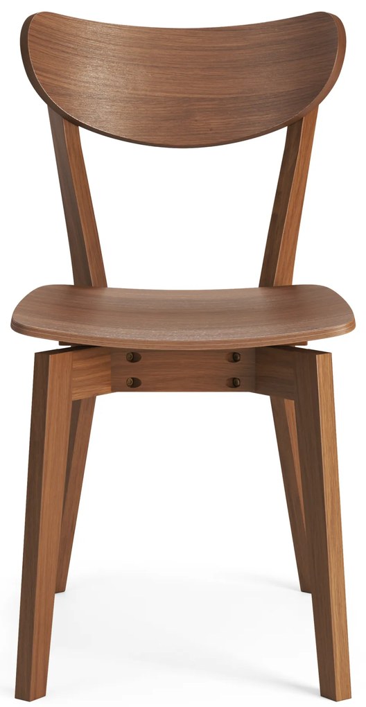 MAZZONI EXPORT ROXY Természetes Dió - RETRO FA SZÉK NAPPALIBA ÉTKEZŐBE KONYHÁBA