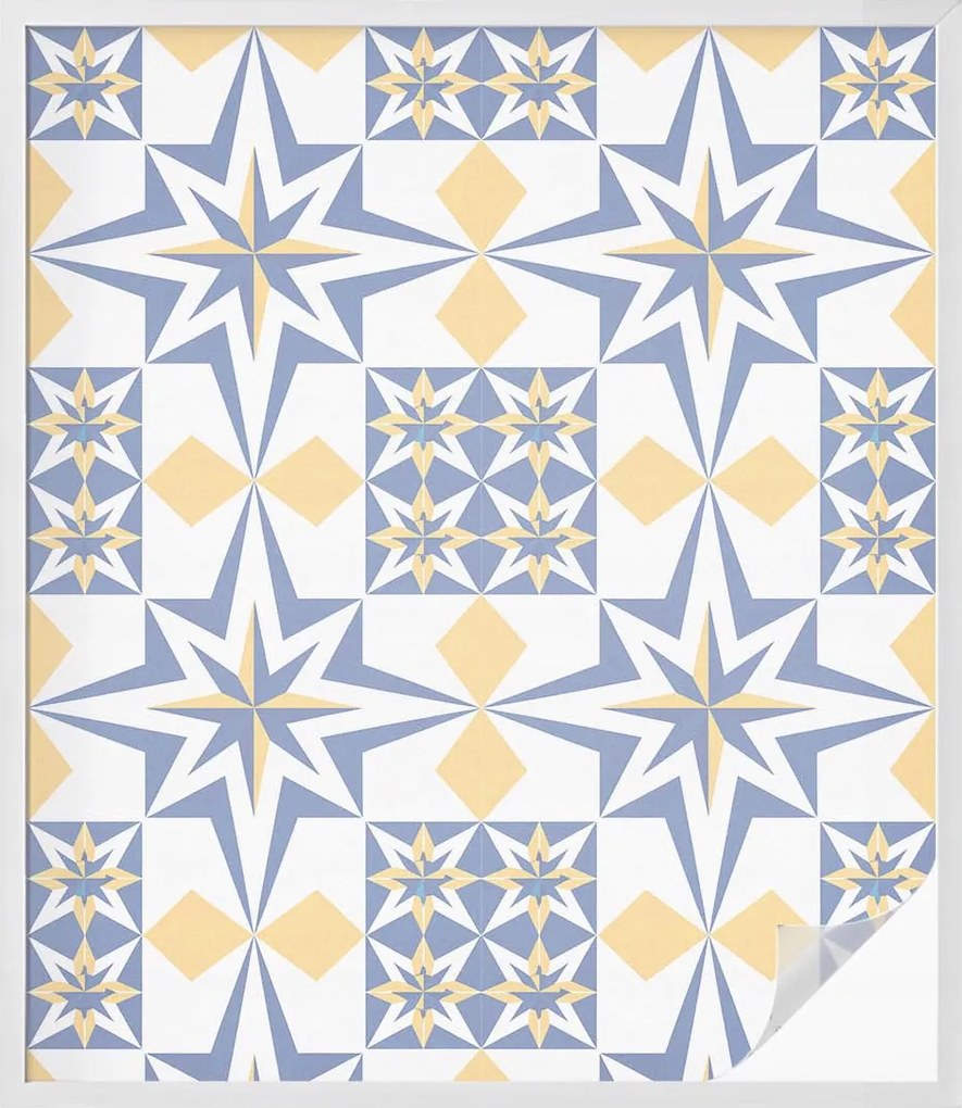 Szélvédőfólia Ablakvédő Adatvédelem Csillag mintás 100x116 cm