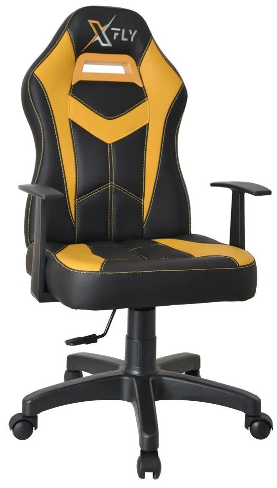 Irodai gamer szék Vamivo 3 (sárga + fekete) . 1093823