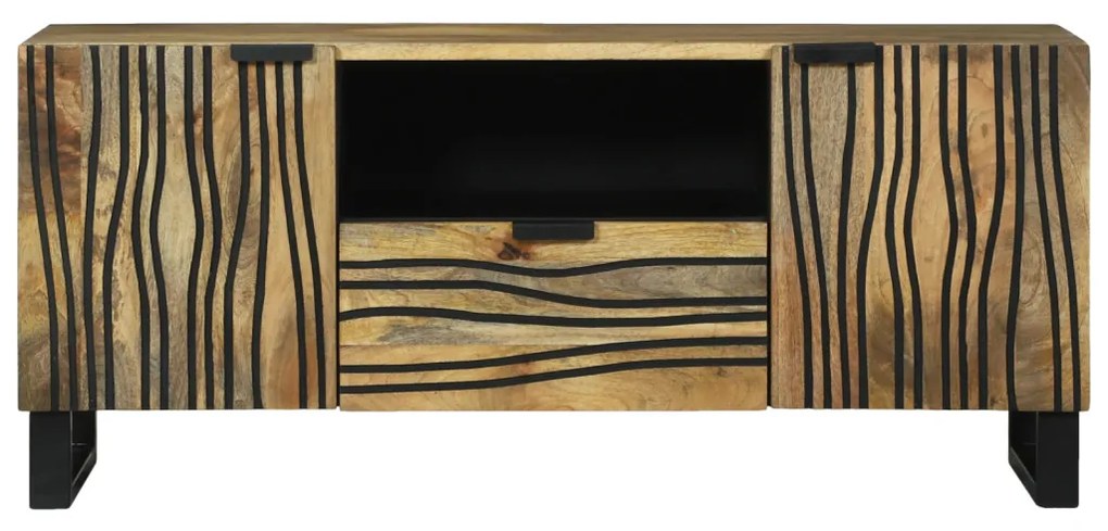 TV Szekrény - 105 x 33,5 x 46 cm, Tömör Mangófából