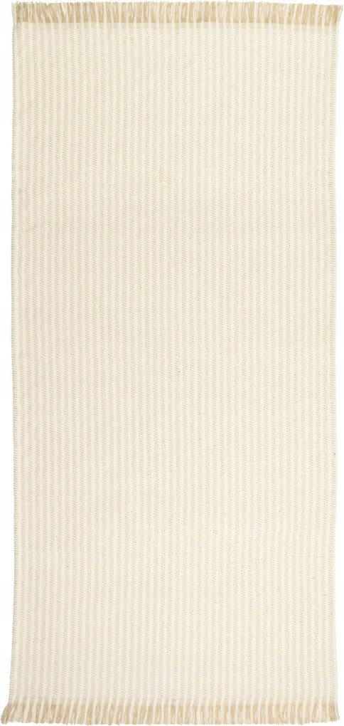 Természetes Kilim pamut szőnyeg 67x150cm juta Bézs