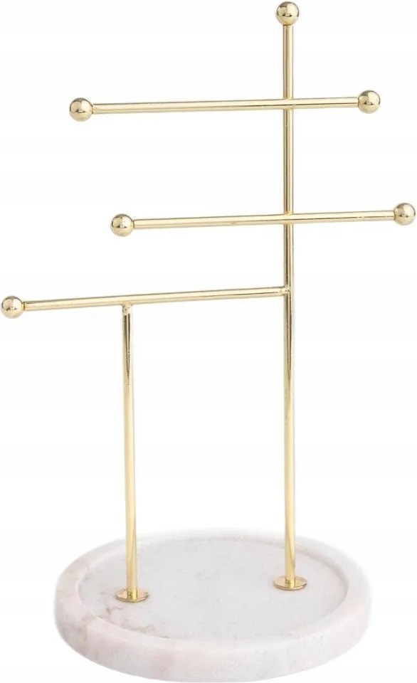 Ékszertartó display Dita arany 20x15x30 cm Homla