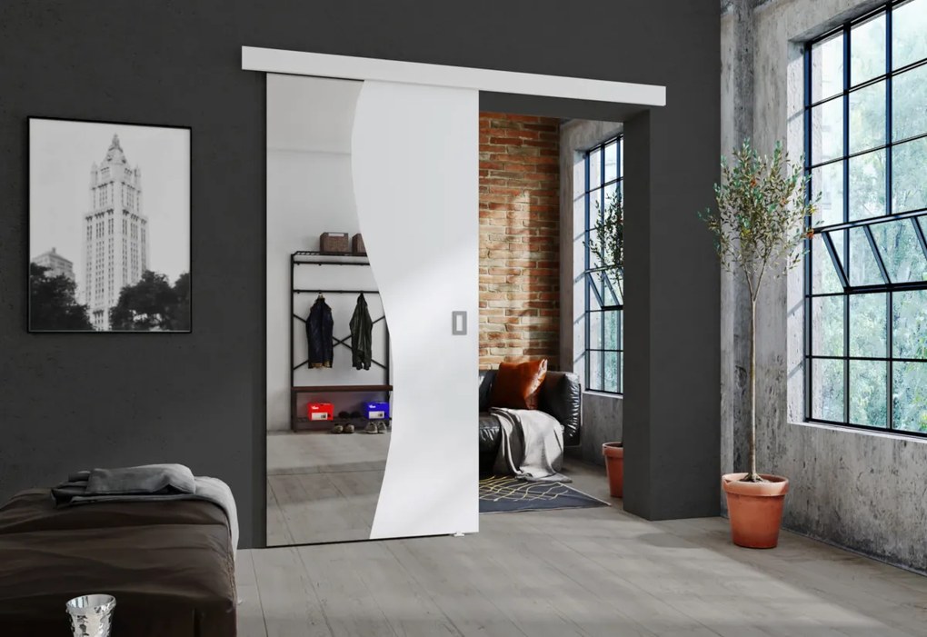 FALENA 80 tolóajtó, 80x205, fekete