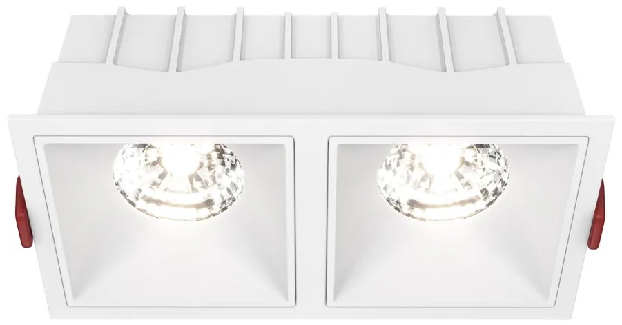 DL043-02-15W4K-D-SQ-W Alfa LED Alumínium Süllyesztett Lámpa Fehér Színű LED 30 W 4000 Kelvin 2500 Lumen IP20