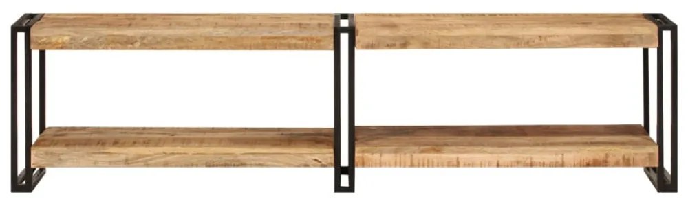 tömör mangófa TV-szekrény 160 x 30 x 40 cm