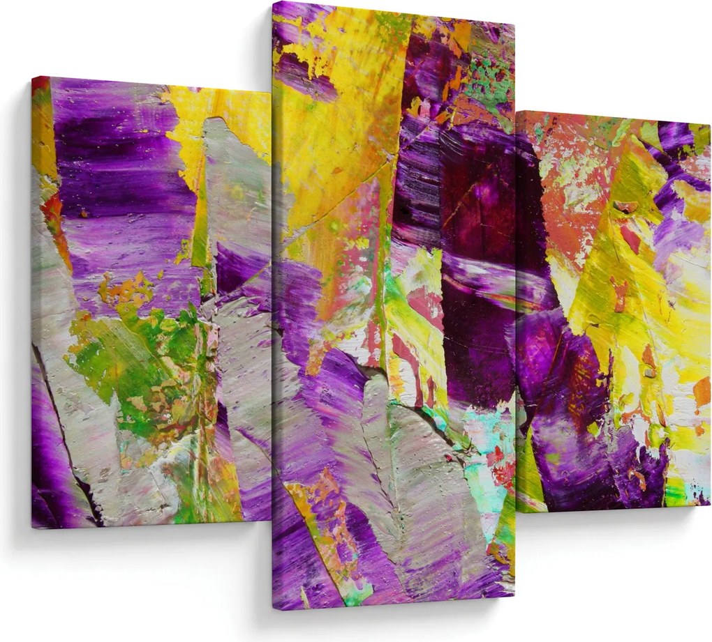 Absztrakció kép - festmény (90x60 cm)