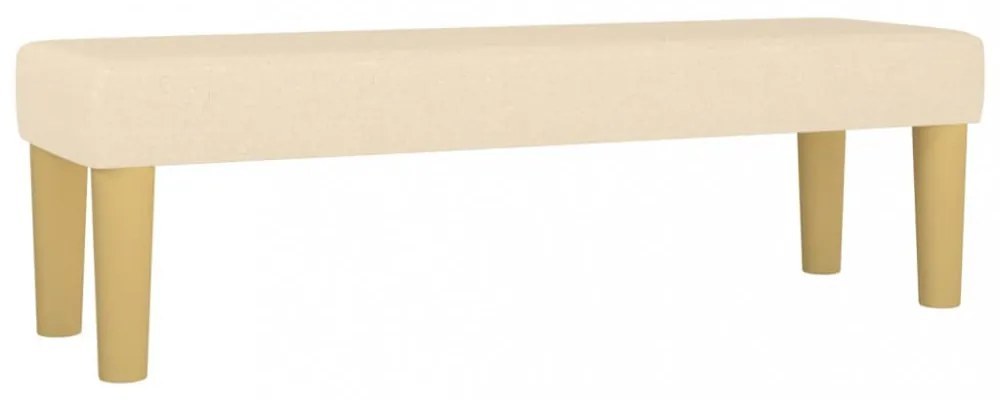 krémszínű szövet pad 100 x 30 x 30 cm