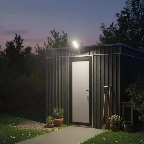 LED dimmelhető napelemes utcai lámpa érzékelővel VENICE 50W/4000 mAh IP65 fekete + távirányító