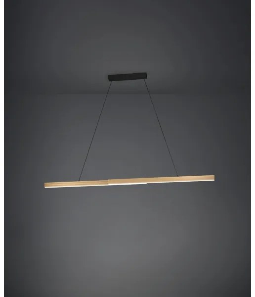 Eglo 390369 - LED Dimmelhető csillár zsinóron MONTEBUONO LED/21W/230V 3000K barna