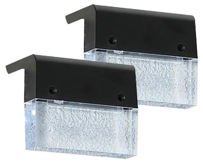 Immax 08501L - 2x LED RGB napelemes fali lámpa LED/1W/1,2V 3500K IP65