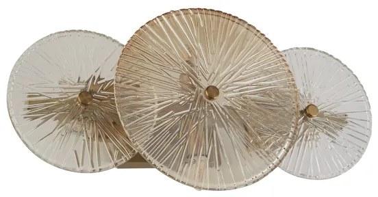 Searchlight 88210-6BZ - Fali lámpa WAGON WHEEL 6xG9/33W/230V réz