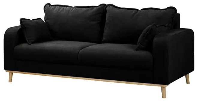 Fekete kanapé 193 cm Beata – Ropez