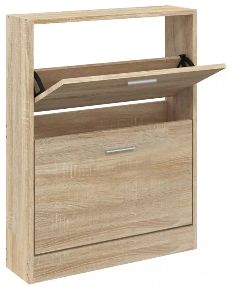 tölgyfa cipősszekrény 59 x 17 x 81 cm