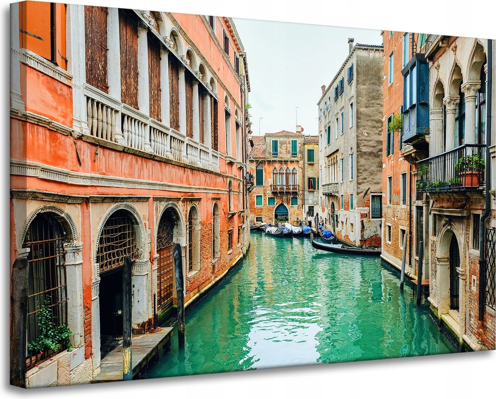 Vászonkép Építészet Velence Csatorna 90X60