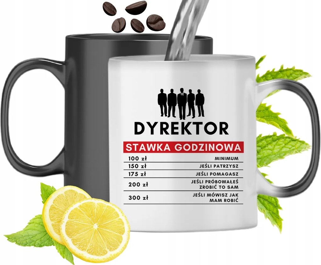 Mágikus Bögre Az Igazgató Számára Színváltós, fényképes nyomtatással