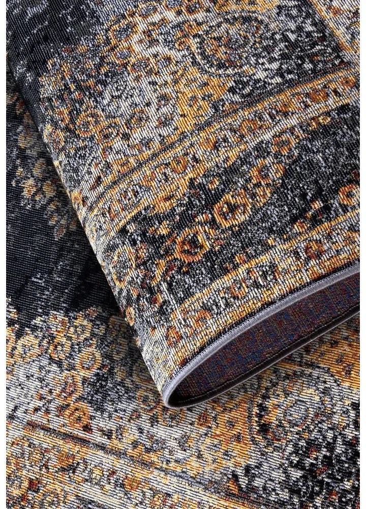 Antracitszürke-aranyszínű kültéri szőnyeg 200x285 cm Martha – Villeroy&amp;Boch