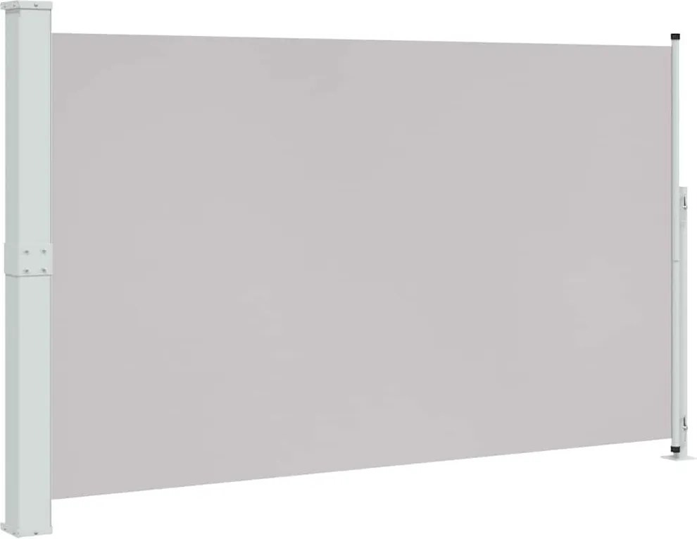 vidaXL szürke behúzható oldalsó terasznapellenző 180 x 300 cm