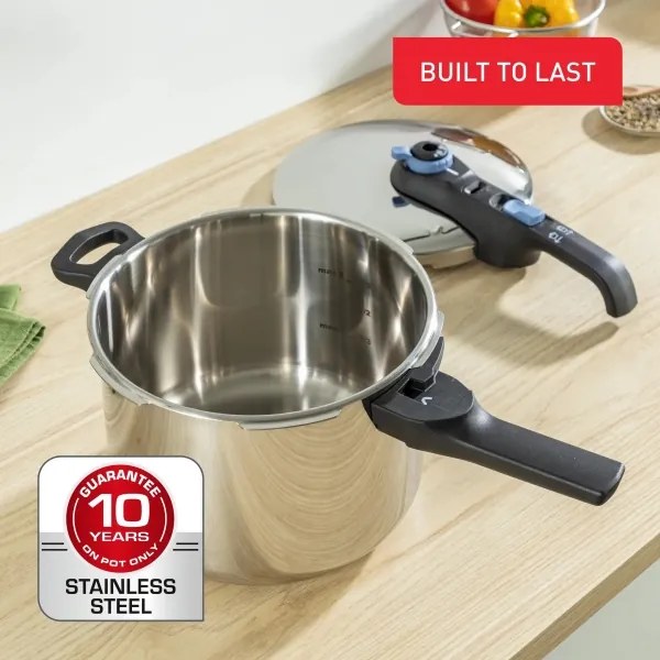 Tefal SECURE TRENDY rozsdamentes 4/6 l nyomásfőző készlet