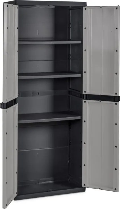 Magas műanyag szekrény BIOS MIDI szürke