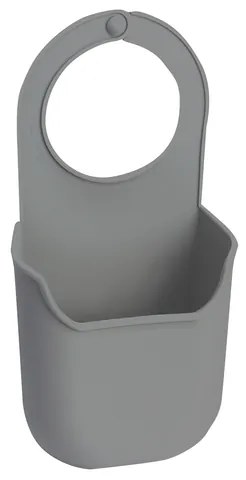 BISK Erga Basic, mosogató szilikon szivacstartó 100x4x195 mm, szürke, ERG-07881
