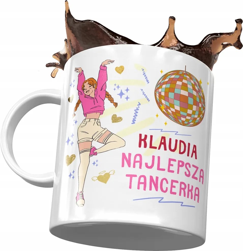 Klaudia Születésnapi Bögre Névnapi Ajándék Nyomtatott Fotóval