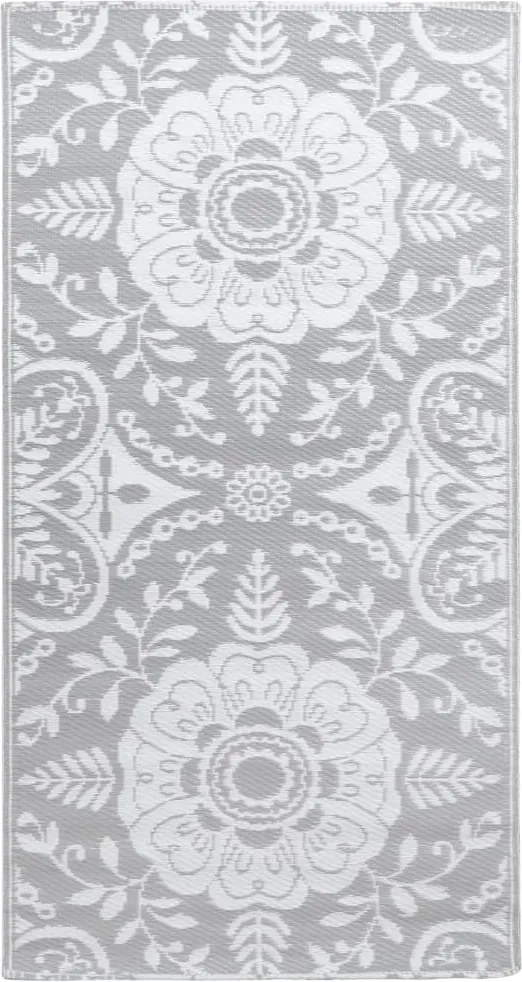 vidaXL kültéri szőnyeg ARAKIL világosszürke 80x150 cm PP