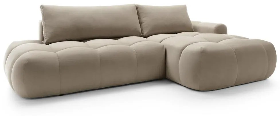 Sarokkanapé Ombre (J) (bézs + fekete) . 1100458